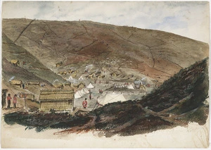 [Park, Robert] 1812-1870 :[Military encampment, Napier. 1858 or 1859]
