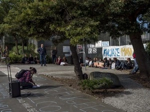 Manus Island protest, Australian High Commission, Thorndon, Wellington