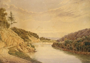 Smith, William Mein 1799-1869 :Hutt Valley, 1st Gorge Looking South. 1851