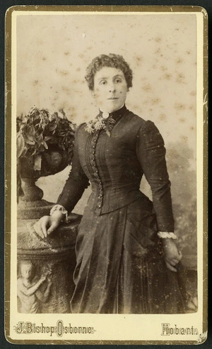 Bishop-Osborne, John fl 1879-1900 : Portrait of unidentified lady