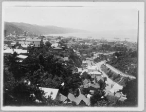View of part of Thorndon, Wellington