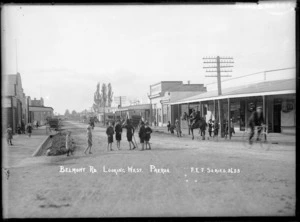 Belmont Road, Paeroa - Photograph taken by Fred E Flatt