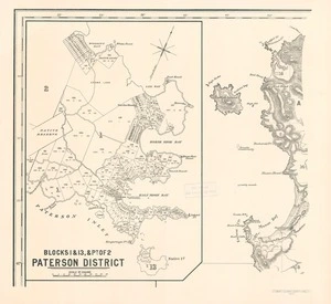 Map of Stewart Island, New Zealand / compiled and drawn by W. Deverell, 1898.