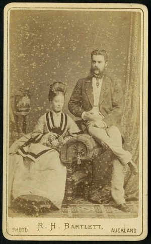 Bartlett, Robert Henry fl Auckland 1875-1880 : A G Miller and his wife