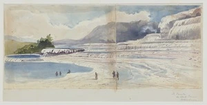 [Fox, William], 1812-1893 :Te Tarata. The White Terrace Rotomahana [1864?].