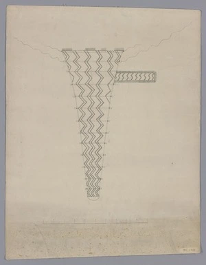 [Artist unknown] :Drawing of rare canoe sail in the British Museum.