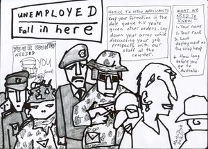Doyle, Martin, 1956- :Unemployed fall in here. 30 June 2011