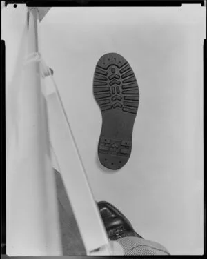 Rubber sole of shoe