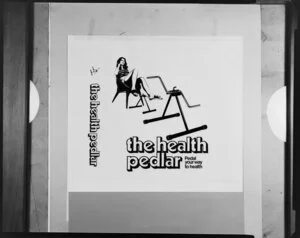 Promotional material for the health pedlar exercise machine