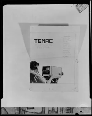 Layout for Temac TV system advert