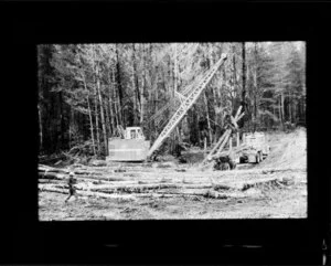 Logging machinery and vehicles