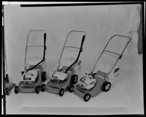 Three lawnmaster panther lawn mowers