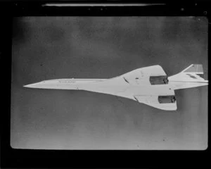 Concorde aircraft in flight