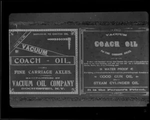 Vacuum Coach Oil Advertisement