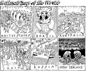 Brockie, Robert Ellison 1932-:National Days of the World. National Business Review, 9 February 2001.