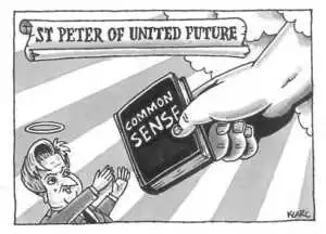 St Peter of United Future. Common sense. August, 2002