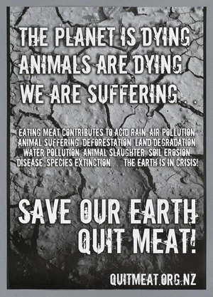 Save Animals from Exploitation (SAFE) :The planet is dying; animals are dying, we are suffering. Save our earth - Quit meat. Quitmeat.org.nz [2007]