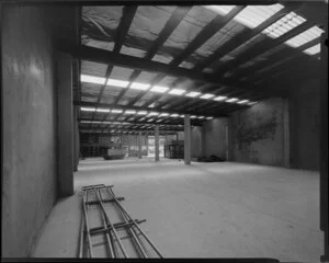 Interior of building construction, Hutt Road