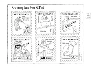 'New stamp issue from NZ Post'. 24 July, 2008