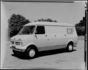 Bedford van with `CF' logo