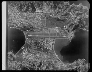 Aerial shots of Wellington Airport