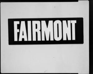 Fairmont nameplate