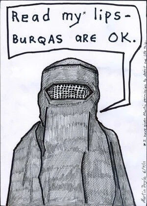 Doyle, Martin, 1956- :"Read my lips - burqas are ok." 6 July 2011