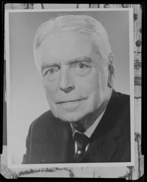 Portrait of Walter Nash