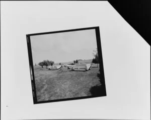 New Holland harvesters and field