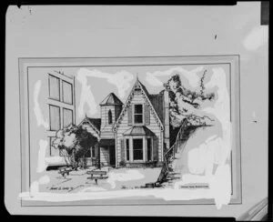 Drawings of Wellington buildings