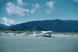 Biplane at Big Bay