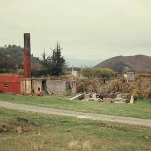 Derelict mine buildings, Waiuta