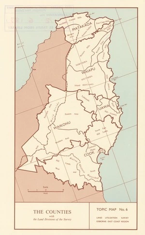 Gisborne-East Coast region land utilisation survey : 1961-62 / compiled by Land Utilisation Division, Dept of Lands and Survey.