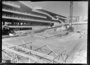 Farmers building car park, Auckland