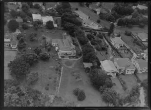 Ralph Hunter residence, possibly the one with the turret in the centre, Bayswater, Auckland