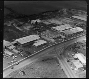 Penrose area factories, including Pressed Products Ltd and Laloli Bros Ltd, Auckland