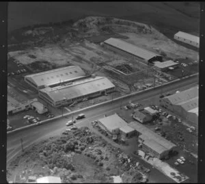 Penrose area factories, including Laloli Bros Ltd and Modern Air Ltd, Auckland