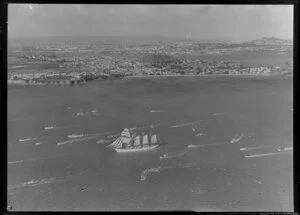 Sailing ship Esmeralda, Auckland Harbour