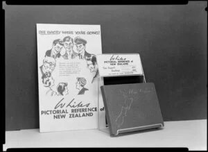 Whites Pictorial Reference of New Zealand promotional display