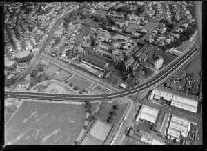 Intersection of State Highway 1 with Fanshawe and Beaumont Streets, Freemans Bay, Auckland