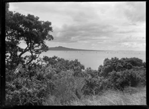 Yachting on Hauraki Gulf, near Rangitoto Island