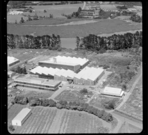 Avondale, Auckland, factories, agricultural fields and buildings