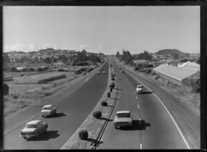 Southern motorway traffic, Otara, Auckland