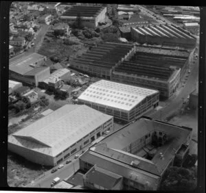 Factories, business premises, including Newton King Ltd and National Mortgage Agency, Auckland