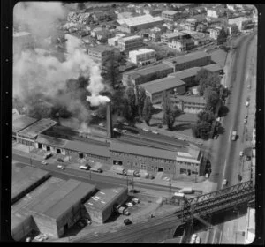 Factories, business premises, including Franklin Transport, Samuel Parker, and Disabled Servicemen's Re-establishment League, Auckland
