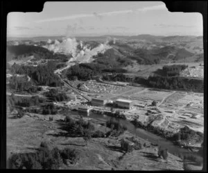 Wairakei geothermal power station, Taupo District
