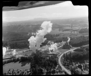 Wairakei geothermal power station, Taupo District