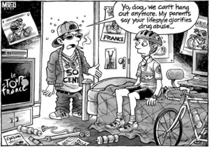 "Yo, dog, we can't hang out anymore. My parents say your lifestyle glorifies drug abuse." 27 July, 2007