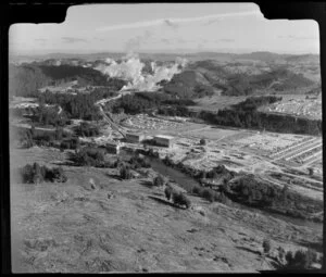 Wairakei geothermal power station, Taupo District