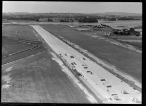 Mangere Aerodrome under construction, Manukau, Auckland